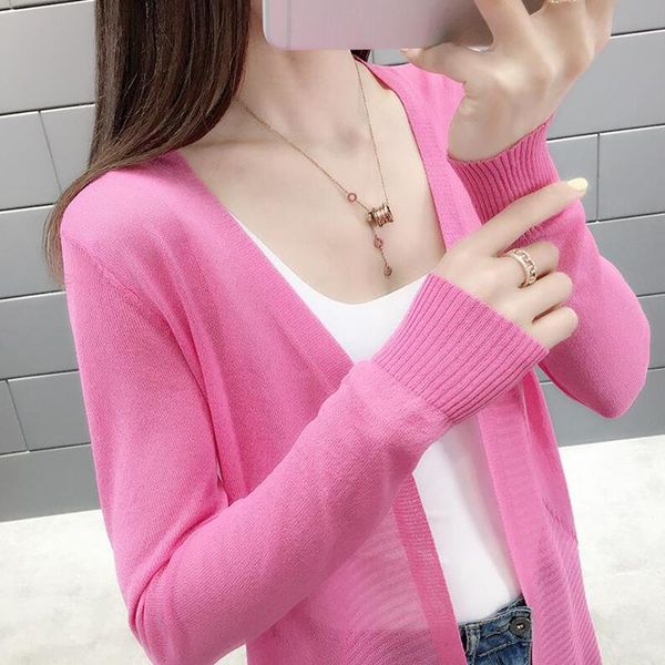women's jackets ice silk long cardigan women jacket 2021 summer sleeve casual knit thin coat loose solid color sun protection, Black;brown
women's jackets ice silk long cardigan women jacket 2021 summer sleeve casual knit thin coat loose solid color sun protection, Black;brown
