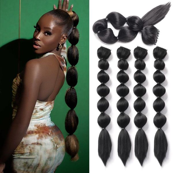 synthetic wigs 100cm bubble braids lantern ponytail heat resistant claw clip on hair black cute for girl fake fashion
synthetic wigs 100cm bubble braids lantern ponytail heat resistant claw clip on hair black cute for girl fake fashion
