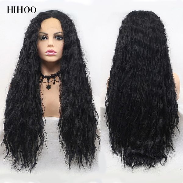 long kinky curly lace front hair wigs for black women natural black water wave synthetic glueless heat resistant fiber wig hihoo
long kinky curly lace front hair wigs for black women natural black water wave synthetic glueless heat resistant fiber wig hihoo