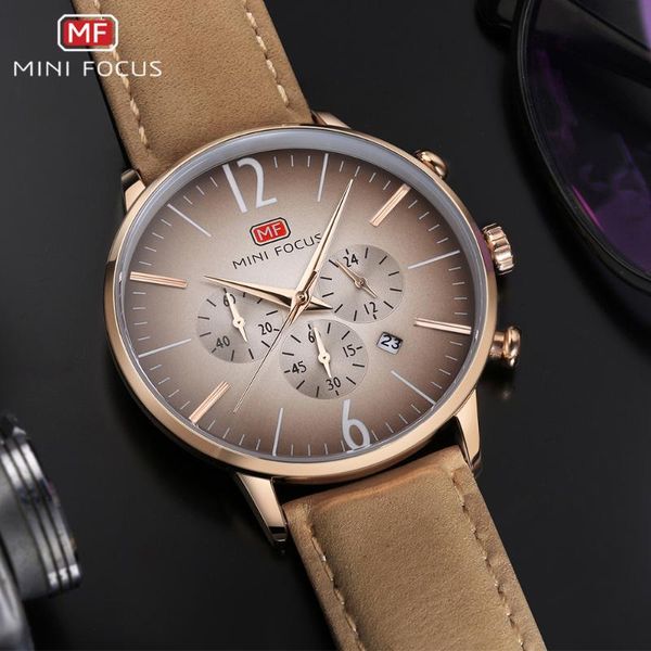 wristwatches minifocus fashion casual mens chronograph watches brand men quartz wrist watch genuine leather clock relogio masculino, Slivery;brown
wristwatches minifocus fashion casual mens chronograph watches brand men quartz wrist watch genuine leather clock relogio masculino, Slivery;brown