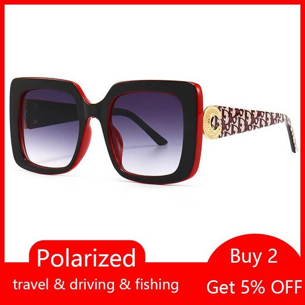 sunglasses oversized square polarized women 2021 color printing sun glasses gradient goggles uv400, White;black
sunglasses oversized square polarized women 2021 color printing sun glasses gradient goggles uv400, White;black