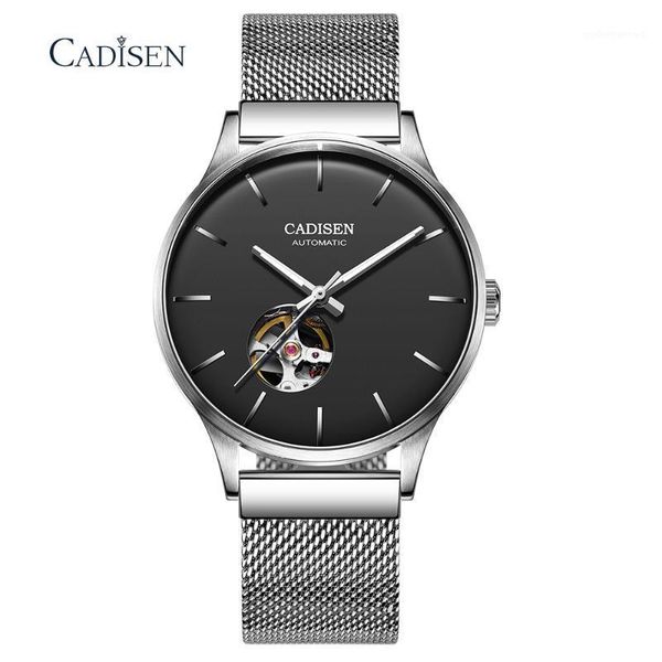 automatic watch for men fashion 2021 stainless steel case japanese movement waterproof cadisen design mechanical watches wristwatches, Slivery;brown
automatic watch for men fashion 2021 stainless steel case japanese movement waterproof cadisen design mechanical watches wristwatches, Slivery;brown