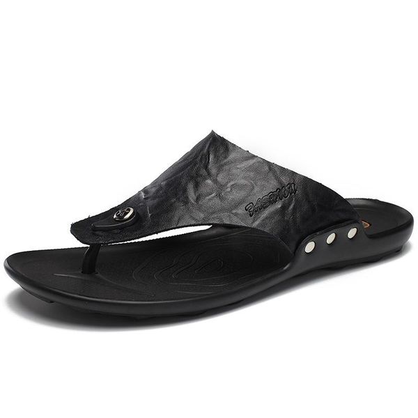 slippers amzbarley men korean sandals summer beach flip flops hard-wearing fashion personality flats chaussure homme sh233, Black
slippers amzbarley men korean sandals summer beach flip flops hard-wearing fashion personality flats chaussure homme sh233, Black
