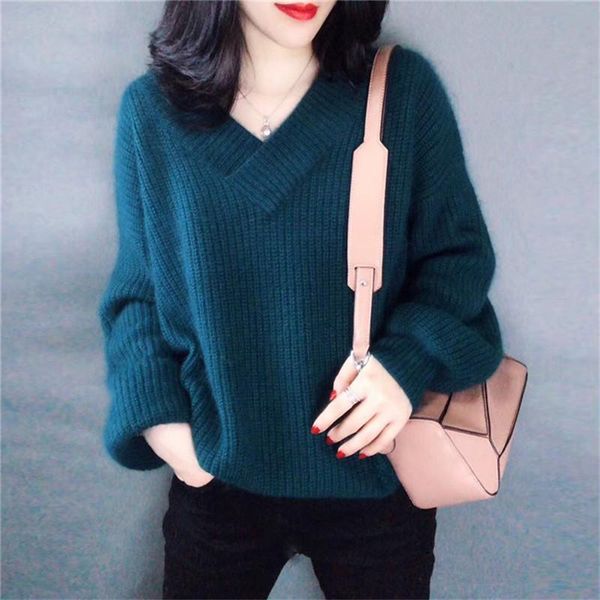 women's sweaters autumn winter sweater pullover solid v-neck long-sleeved pull knit jumper bottoming shirt female j411, White;black
women's sweaters autumn winter sweater pullover solid v-neck long-sleeved pull knit jumper bottoming shirt female j411, White;black