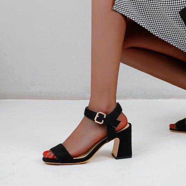 ochanmeb 8cm square block high heels soft faux kid suede leather sandals women big size 48 black nude pink buckled shoes sandal
ochanmeb 8cm square block high heels soft faux kid suede leather sandals women big size 48 black nude pink buckled shoes sandal