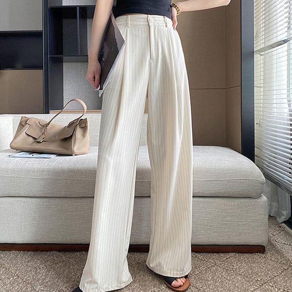 women's pants & capris women autumn long striped vintage female high waist casual wide leg thin trousers streetwear office lady bottoms, Black;white
women's pants & capris women autumn long striped vintage female high waist casual wide leg thin trousers streetwear office lady bottoms, Black;white