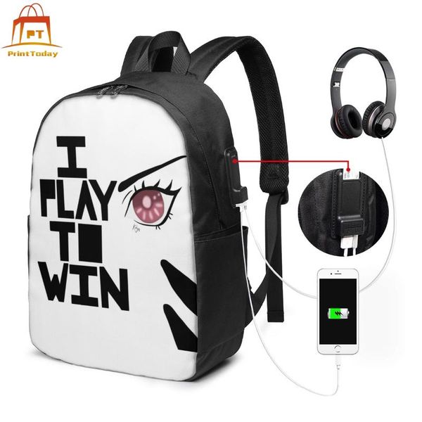 backpack i play to win backpacks pattern university bag trending multi function student bags
backpack i play to win backpacks pattern university bag trending multi function student bags