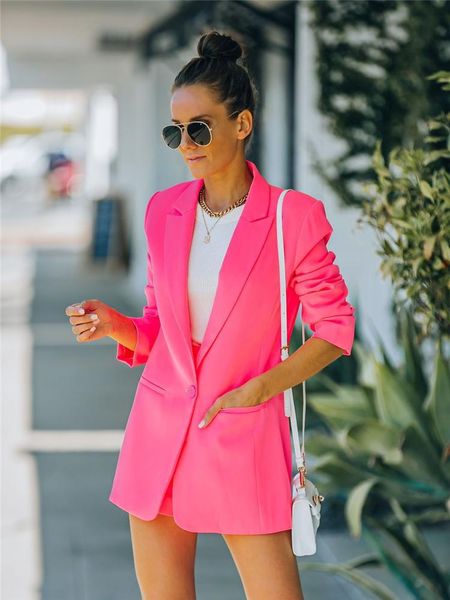 women's suits & blazers 2021 fall jacket for women coats pocket office lady uniform casual single button blazer solid outerwear, White;black
women's suits & blazers 2021 fall jacket for women coats pocket office lady uniform casual single button blazer solid outerwear, White;black