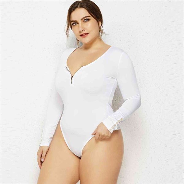 plus size 3xl 4xl 5xl women rompers 6xl zipper lady o neck long sleeve bodycon bodysuit slim fit leotard, Black;white
plus size 3xl 4xl 5xl women rompers 6xl zipper lady o neck long sleeve bodycon bodysuit slim fit leotard, Black;white