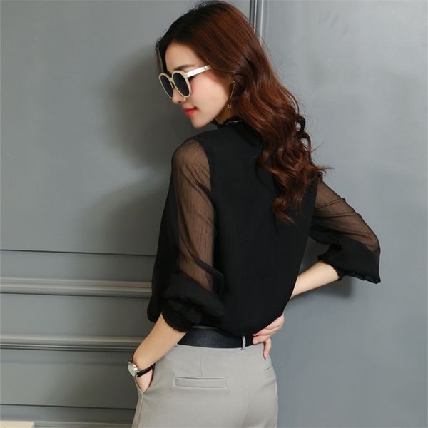 chiffon blouse new women long sleeve stand neck work wear shirts elegant lady casual blouses womens blusas plus size, White
chiffon blouse new women long sleeve stand neck work wear shirts elegant lady casual blouses womens blusas plus size, White