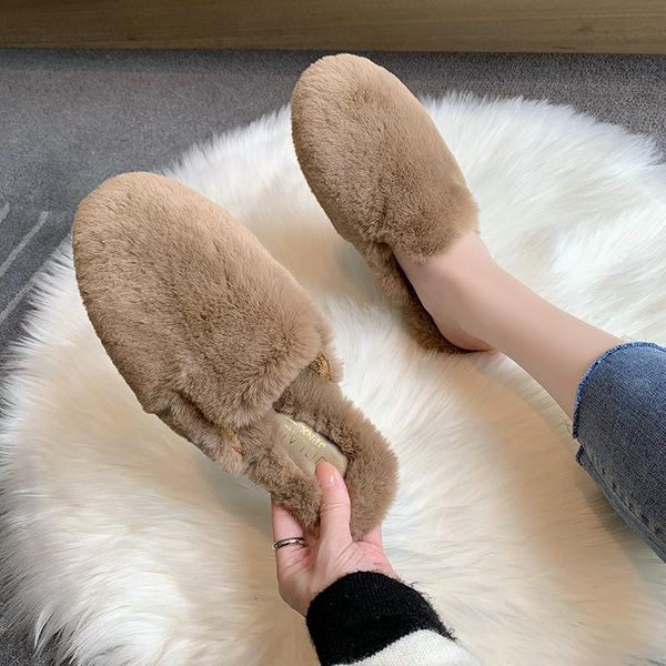 slippers shoes cover toe low plush for adults slides flock fashion loafers slipers women shallow fur flat luxury 2021 with r, Black
slippers shoes cover toe low plush for adults slides flock fashion loafers slipers women shallow fur flat luxury 2021 with r, Black