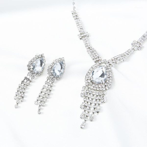 earrings & necklace crystal tassels jewelry set white acrylic stone dangle for women girls party unusual gifts 2021, Silver
earrings & necklace crystal tassels jewelry set white acrylic stone dangle for women girls party unusual gifts 2021, Silver