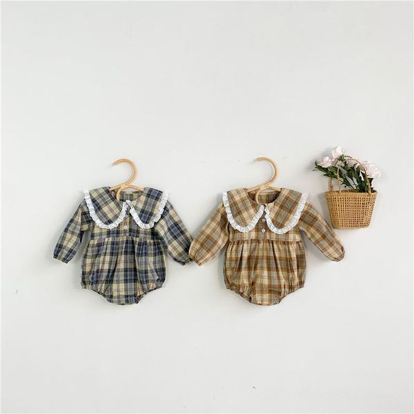 rompers 2021 baby clothing cute plaid long sleeve infant girl bodysuits fashion all-match one piece born clothes, Blue
rompers 2021 baby clothing cute plaid long sleeve infant girl bodysuits fashion all-match one piece born clothes, Blue