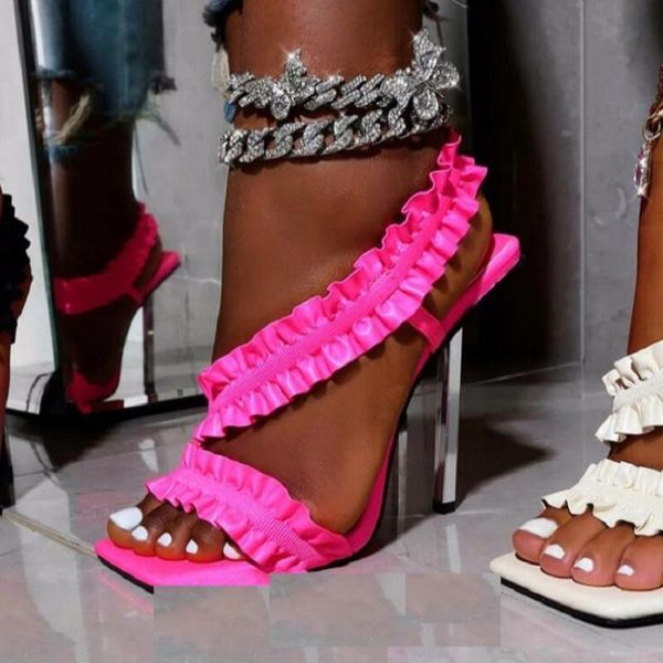 sandals ippeum women red ruffles gladiator shoes high heels summer pumps slip-on party dress size 4, Black
sandals ippeum women red ruffles gladiator shoes high heels summer pumps slip-on party dress size 4, Black