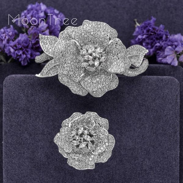 earrings & necklace moontree luxury rose flower full micro cubic zirconia silver color women bracelet bangle ring set dress jewelry sets
earrings & necklace moontree luxury rose flower full micro cubic zirconia silver color women bracelet bangle ring set dress jewelry sets