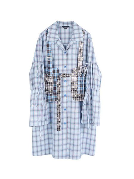 casual dresses women plaid shirt dress long sleeve turn down collar patchwork female fashion oversized, Black;gray
casual dresses women plaid shirt dress long sleeve turn down collar patchwork female fashion oversized, Black;gray