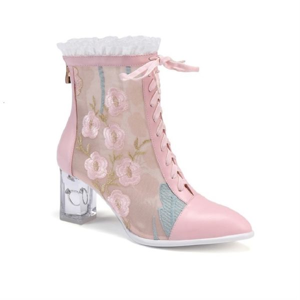 boots summer style female fashion hollow with baotou pink high heels in the tube mesh sandals women, Black
boots summer style female fashion hollow with baotou pink high heels in the tube mesh sandals women, Black