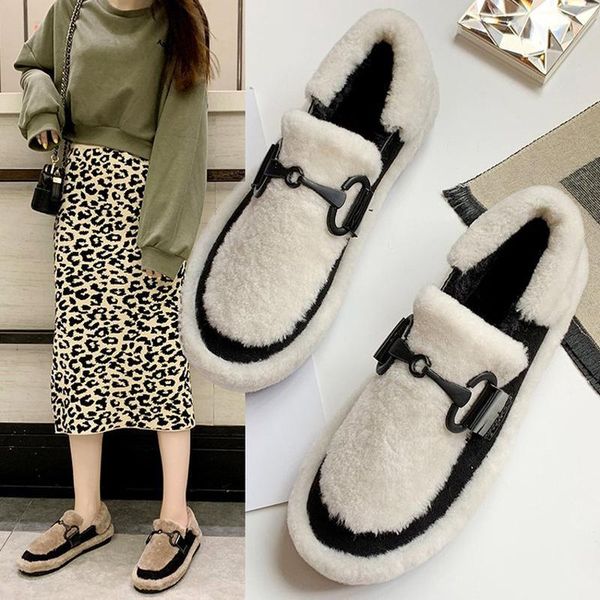 dress shoes women's plush for winter wear 2021 fall style plus velvet warmth pedal lazy beanie women cotton tide, Black
dress shoes women's plush for winter wear 2021 fall style plus velvet warmth pedal lazy beanie women cotton tide, Black