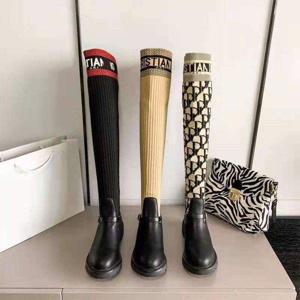 boots designer fashion original design letter knitted woman 2021 new thin high elastic socks small knee women, Black
boots designer fashion original design letter knitted woman 2021 new thin high elastic socks small knee women, Black
