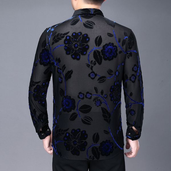 luxo floral quality blue flower men's shirts office long sleeve shirt 2021 autumn homme mannen kleding, White;black
luxo floral quality blue flower men's shirts office long sleeve shirt 2021 autumn homme mannen kleding, White;black