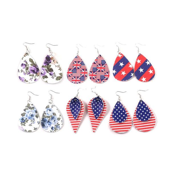 american flag earrings leather soft drop fashion personality star rice word female jewelry gift dangle & chandelier, Silver
american flag earrings leather soft drop fashion personality star rice word female jewelry gift dangle & chandelier, Silver