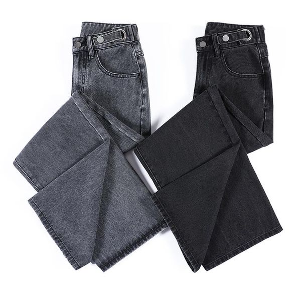 women's jeans women straight loose casual comfortable wide legs multi-button adjustable waist fashion cotton mom denim pants, Blue
women's jeans women straight loose casual comfortable wide legs multi-button adjustable waist fashion cotton mom denim pants, Blue