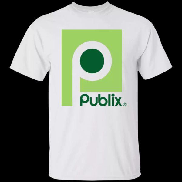 Publix, Supermarket, Florida, Retro Logo, T-shirt, Grocery Store, Miami, Tampa,, White;black