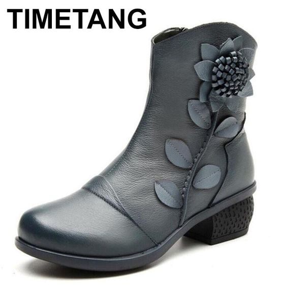 boots timetang 2021 flower genuine leather women vintage thick heel shoes fall winter national ankle size 42, Black
boots timetang 2021 flower genuine leather women vintage thick heel shoes fall winter national ankle size 42, Black
