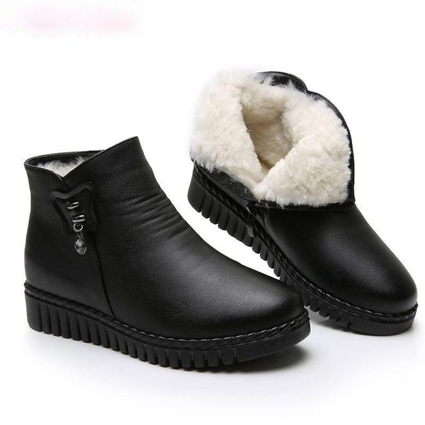 boots 2021 women snow winter flat heels ankle warm platform shoes leather thick fur booties, Black
boots 2021 women snow winter flat heels ankle warm platform shoes leather thick fur booties, Black