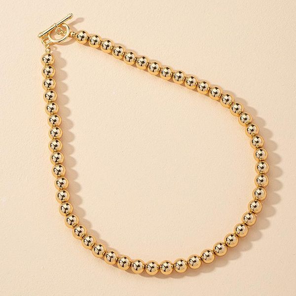 trendy geometric round beads chain simple metal ot buckle ncklace clavicle sweater women jewelry accessories chains, Silver
trendy geometric round beads chain simple metal ot buckle ncklace clavicle sweater women jewelry accessories chains, Silver