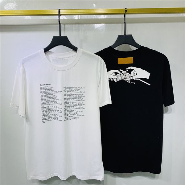 2020 Summer Europe France Paris Knit A Sweater Tshirt Fashion Mens Short Sleeve T Shirts Women Clothes Casual Cotton Tee, White;black
2020 Summer Europe France Paris Knit A Sweater Tshirt Fashion Mens Short Sleeve T Shirts Women Clothes Casual Cotton Tee, White;black