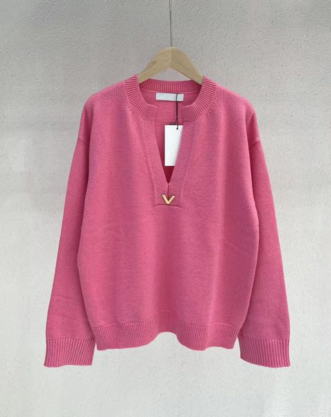 2021 women's autumn and winter fashion sweater casual warm long sleeve high-end v-neck pink clothing, White;black
2021 women's autumn and winter fashion sweater casual warm long sleeve high-end v-neck pink clothing, White;black