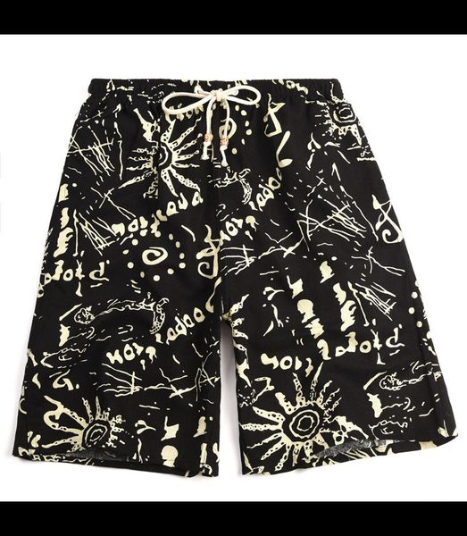 2021 soccer shorts summer style cotton and linen printed big pants beach men's loose dzeko bbb888, Black;red
2021 soccer shorts summer style cotton and linen printed big pants beach men's loose dzeko bbb888, Black;red