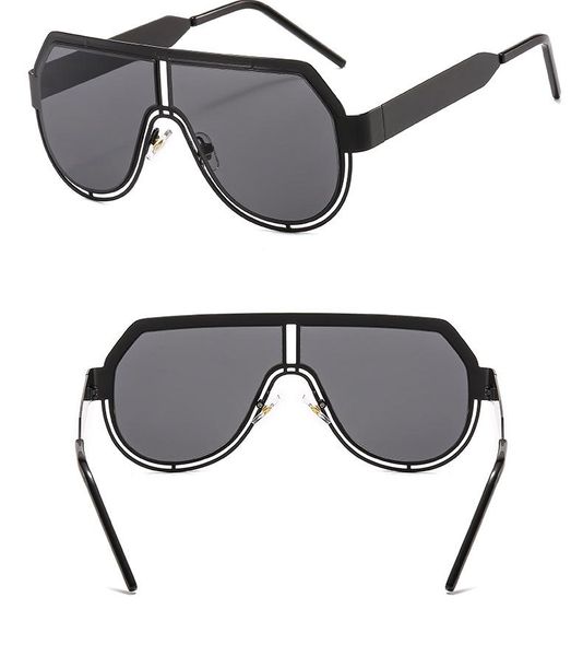 sunglasses metal one-piece large frame 2518g cool men and women color all-match cross-border, White;black
sunglasses metal one-piece large frame 2518g cool men and women color all-match cross-border, White;black