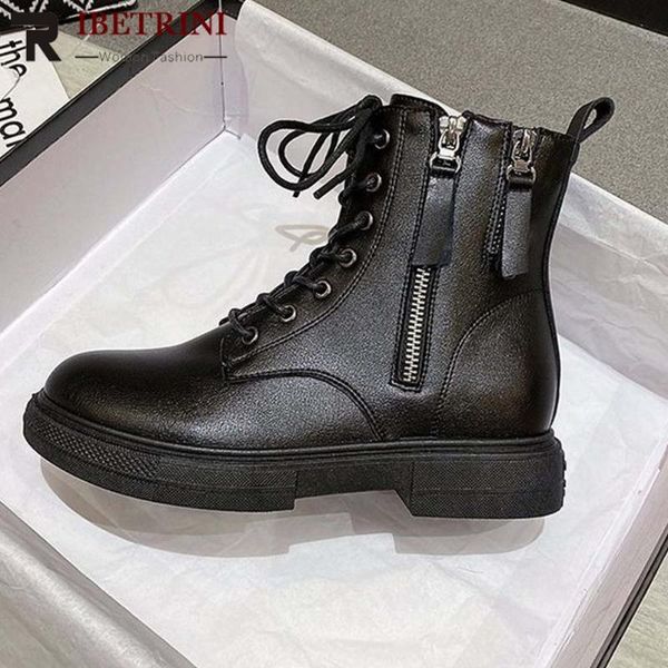 boots ribetrini brand women shoes balck platform zipper cross tied ankle thick bottom cool fashion quality, Black
boots ribetrini brand women shoes balck platform zipper cross tied ankle thick bottom cool fashion quality, Black
