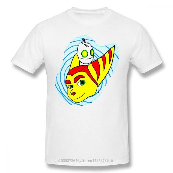 men's t-shirts ratchet clank quartu gadgebots game tshirts for men cool funny crewneck cotton t shirt 2021, White;black
men's t-shirts ratchet clank quartu gadgebots game tshirts for men cool funny crewneck cotton t shirt 2021, White;black
