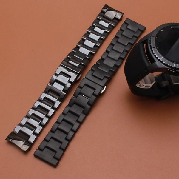 watch bands ceramic band strap bracelets for gear s3 wristwatchband 22mm polished watchbands arrival curved ends 2021, Black;brown
watch bands ceramic band strap bracelets for gear s3 wristwatchband 22mm polished watchbands arrival curved ends 2021, Black;brown