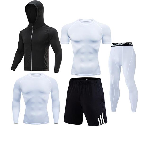 running jerseys men's solid color suit jogging t-shirt gym stretch training tights sportswea, Black;blue
running jerseys men's solid color suit jogging t-shirt gym stretch training tights sportswea, Black;blue