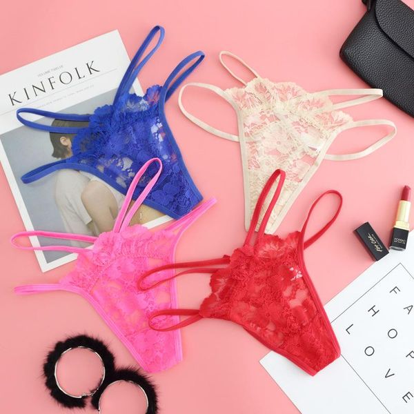 women's panties high-quality simple ultra-thin lace hollow thong temptation fashion, Black;pink
women's panties high-quality simple ultra-thin lace hollow thong temptation fashion, Black;pink