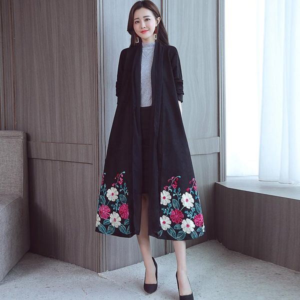 women's trench coats 2021 panel ethnic collar embroidery long slim was thin style female autumn jackets &, Tan;black
women's trench coats 2021 panel ethnic collar embroidery long slim was thin style female autumn jackets &, Tan;black