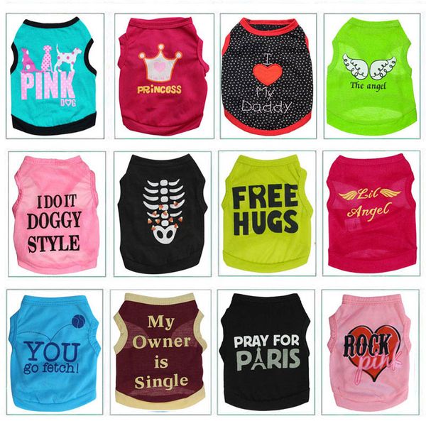 new pet dog cat vest clothes small xs soft coat jacket summer apparel cartoon clothing t shirt jumpsuit outfit pet supply dhl
new pet dog cat vest clothes small xs soft coat jacket summer apparel cartoon clothing t shirt jumpsuit outfit pet supply dhl