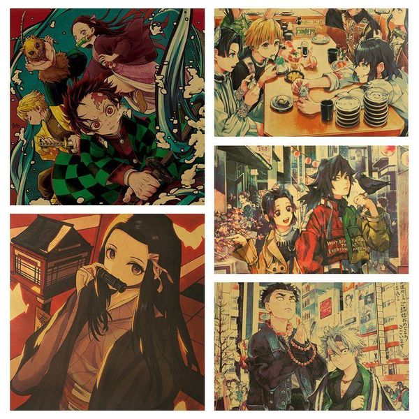 wall stickers classic anime cartoon vintage poster kraft paper material bedroom living room home decor 1 pcs
wall stickers classic anime cartoon vintage poster kraft paper material bedroom living room home decor 1 pcs