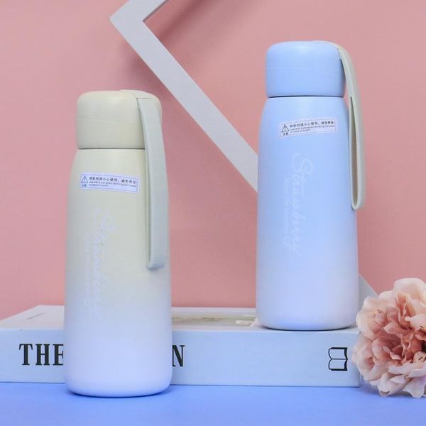 water bottles 2021 color gradient simple portable heat preservation cup english small fresh 304 stainless steel
water bottles 2021 color gradient simple portable heat preservation cup english small fresh 304 stainless steel