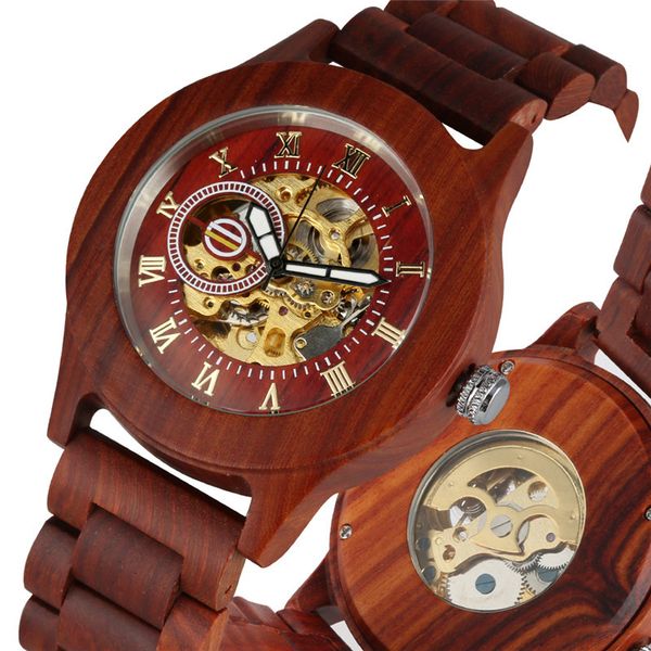100% handmade wooden watches men's bamboo automatic mechanical skeleton roman numerals wooden, Slivery;brown
100% handmade wooden watches men's bamboo automatic mechanical skeleton roman numerals wooden, Slivery;brown