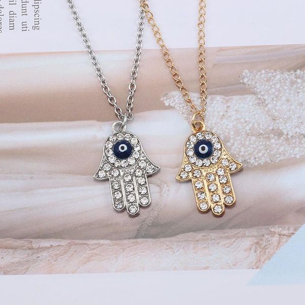 pendant necklaces fashion turkish blue eyes, hamsa evil eye necklace, ladies charm jewelry suitable for party birthday gifts, Silver
pendant necklaces fashion turkish blue eyes, hamsa evil eye necklace, ladies charm jewelry suitable for party birthday gifts, Silver