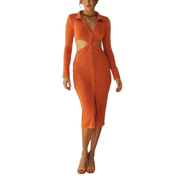 casual dresses fall hollow design women out dress solid color turn-down collar long sleeve orange/ dark green, Black;gray
casual dresses fall hollow design women out dress solid color turn-down collar long sleeve orange/ dark green, Black;gray