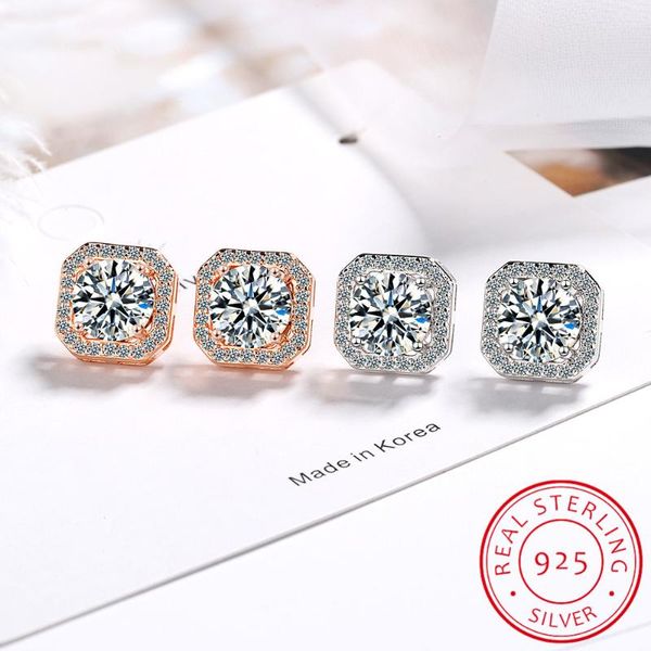 luxury 2.0ct zirconia diamond earrings fine jewelry 925 silver fashion double stud for women e1, Golden;silver
luxury 2.0ct zirconia diamond earrings fine jewelry 925 silver fashion double stud for women e1, Golden;silver