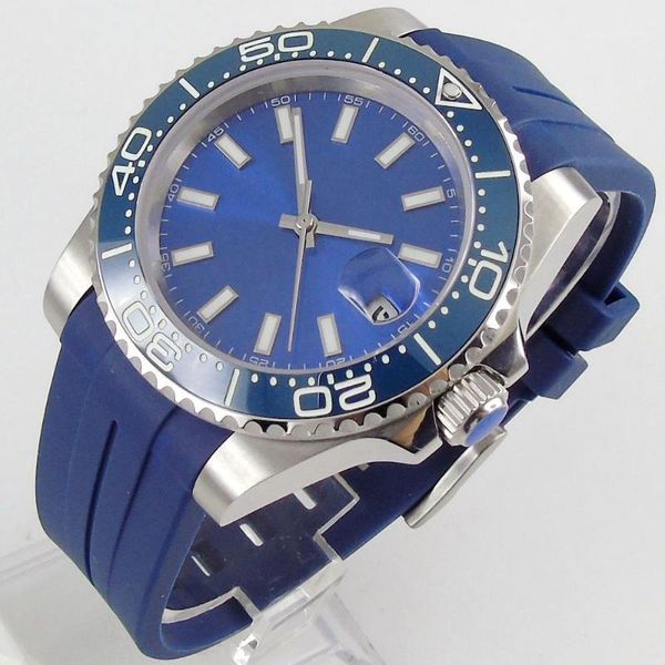wristwatches sub steel case luminous mechanical mens watch blue dial 21 jewels miyota 8215 rubber bracelet date sapphire glass, Slivery;brown
wristwatches sub steel case luminous mechanical mens watch blue dial 21 jewels miyota 8215 rubber bracelet date sapphire glass, Slivery;brown