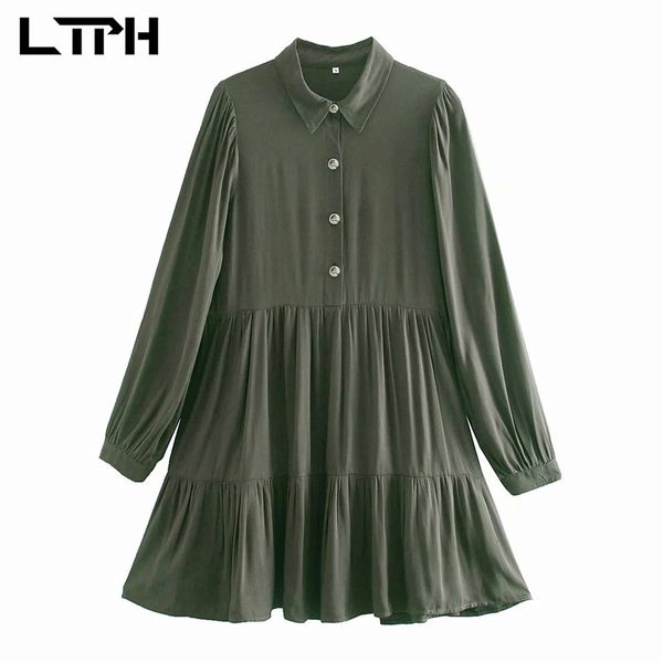 vintage simple solid color shirt dress women long sleeve single breasted casual loose elegant dresses spring autumn 210427, Black;gray
vintage simple solid color shirt dress women long sleeve single breasted casual loose elegant dresses spring autumn 210427, Black;gray