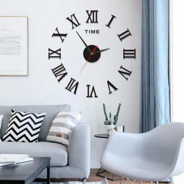 wall clocks diy decor/modern 3d roman numbers mirror surface clock sticker home office room 2021 dro
wall clocks diy decor/modern 3d roman numbers mirror surface clock sticker home office room 2021 dro